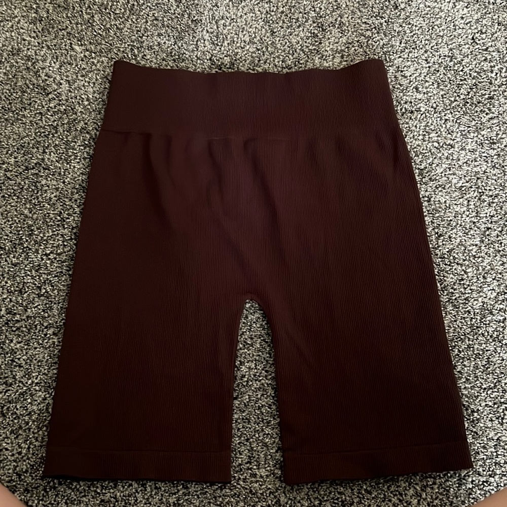 Maroon Biker Shorts!